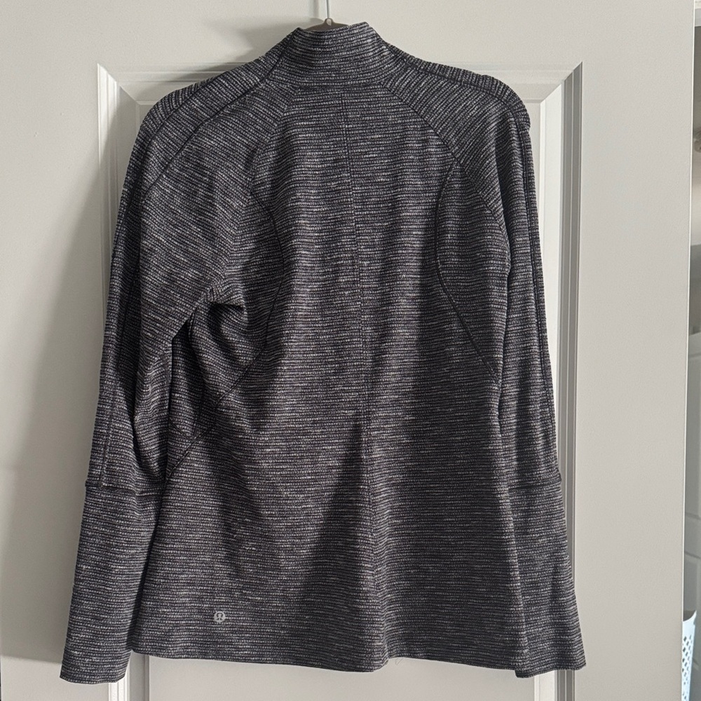 Lululemon Athletica Black and White Striped Top - Picture 3 of 4